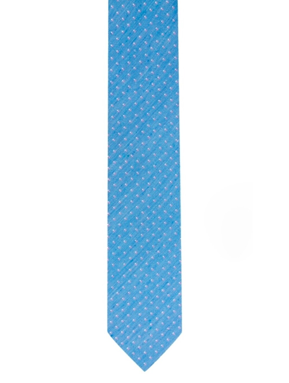 ETON | Light Blue Pin Dot Silk Tie